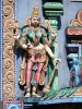 Saint-André - Polychrome statue of the Colosse Tamil temple