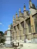 Saint-Antoine-l'Abbaye - Saint-Antoine Gothic abbey church and war memorial