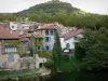Saint-Antonin-Noble-Val - Houses of the medieval town along River Aveyron 