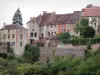 Saint-Benoît-du-Sault - Vista de las casas del pueblo