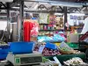 Saint-Denis - Small market: souvenir and vegetable stalls