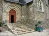 Saint-Denis-d'Anjou - Portal de la iglesia de Saint-Denis