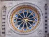 Saint-Denis canal - Clock of the Saint-Denis basilica