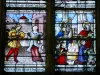 Saint-Florentin - Inside the Saint-Florentin church: stained glass window