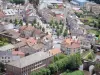 Saint-Flour - Ver sobre los tejados de la ciudad baja