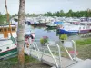 Saint-Jean-de-Losne - Puerto de Saint-Jean-de-Losne y sus barcos amarrados