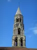 Saint-Léonard-de-Noblat - El campanario de la colegiata románica