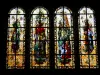 Saint-Malo - Intérieur de la cathédrale Saint-Vincent : vitraux