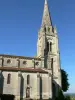Sainte-Croix-du-Mont - Toren van de kerk van Sainte - Croix