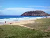 Les Saintes - View of the Grand Anse beach and the sea