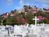 Les Saintes - Cemetery and houses of Terre-de-Haut