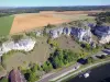 Saussois Rocks - Rock faces between fields and the Yonne river