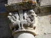 La Sauve-Majeure abbey - Carved capitals of the abbey church 