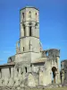 La Sauve-Majeure abbey - Bell tower of the abbey church 