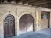 Sauveterre-de-Rouergue - Gates of the Place des Arcades