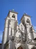 Semur-en-Auxois - Fachada de la colegiata de Notre-Dame