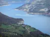 Serre-Ponçon lake - Lake (water reservoir) and its shores
