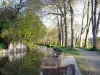 Seuil de Naurouze - Canal alimentador del Canal du Midi forrado