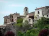 Simiane-la-Rotonde - Saint-Jean bell tower and houses of the Provençal village