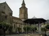 La Souterraine - Notre Dame y el kiosco