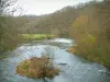 Suisse normande - Boucle du Hom : rivière (l'Orne) et arbres