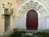 Thouars - Multilobed portal (north portal) of the Saint-Médard church