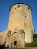Thouars - Prince of Wales tower (medieval tower of the ramparts) or Grénetière tower