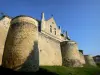 Thouars - Tyndo mansion and fortifications (ramparts)