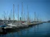 Toulon - Boats and sailboats of the port (Darse Vieille)