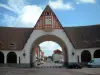 Touquet-Paris-Plage - Bow of the market hall and clouds in the sky