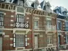 Touquet-Paris-Plage - Brick-built houses with wooden balconies