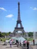 Trocadéro - Vue imprenable sur la tour Eiffel depuis la fontaine du Trocadéro