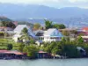 Les Trois-Îlets - The town houses along the sea