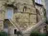 Trôo - Höhlenwohnungen (in den Felsen gegrabene Häuser)