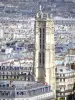 Urban landscape - Saint-Jacques tower overlooking the rooftops of Paris