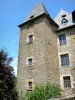 Uzerche - Square tower of the castle Bécharie