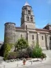 Uzerche - Bell tower of the abbey church Saint-Pierre