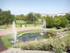 Valence - Piscina con chorros de agua en el parque Jouvet