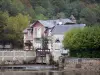 Valle del Loir - Casa junto al río Loir, los árboles