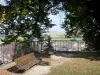 Vaucouleurs - Benches and viewpoint over the roofs of the village and the surrounding landscape