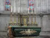 Vienne - Inside the Saint-Maurice cathedral: altar of René-Michel Slodtz and stained glass windows