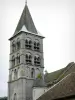 Vignory church - Bell tower of the Saint-Etienne Romanesque church