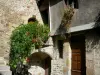 Villedieu-les-Poêles - Casas decoradas con flores