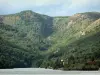 Villefort lake - Lake surrounded by mountains