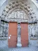 Villeneuve-l'Archevêque church - North portal