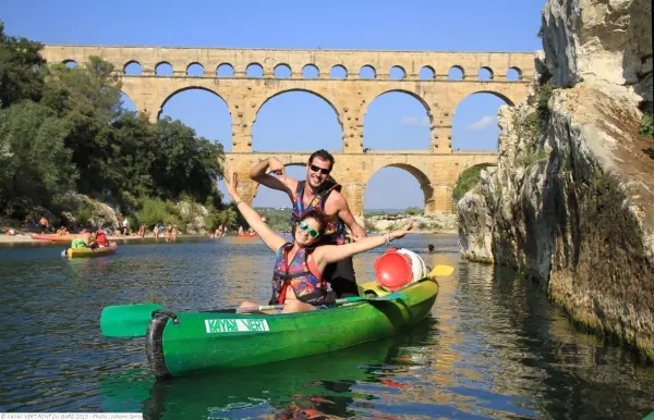 Canoeing in the Gardon Gorges - Leisure activity in Collias