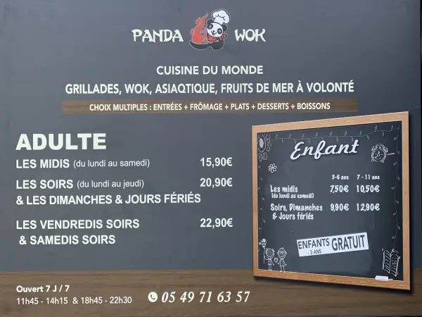 Panda wok - Restaurant in Parthenay