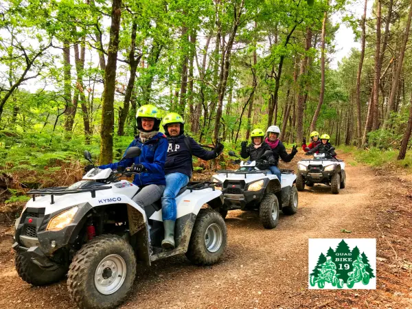 Quad bike ride in the Corrèze Valley - Leisure activity in  Saint-Hilaire-Peyroux