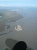 Залив Мон-Сен-Мишель - вид с воздуха