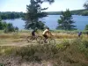 Vélo au bord du lac